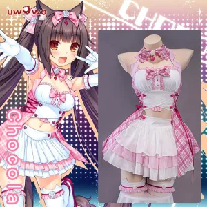 Uwowo Nekopara Live Game Cosplay Costume - Idol Stage Performance Outfit for Catgirl Chocola, Available Now in Stock