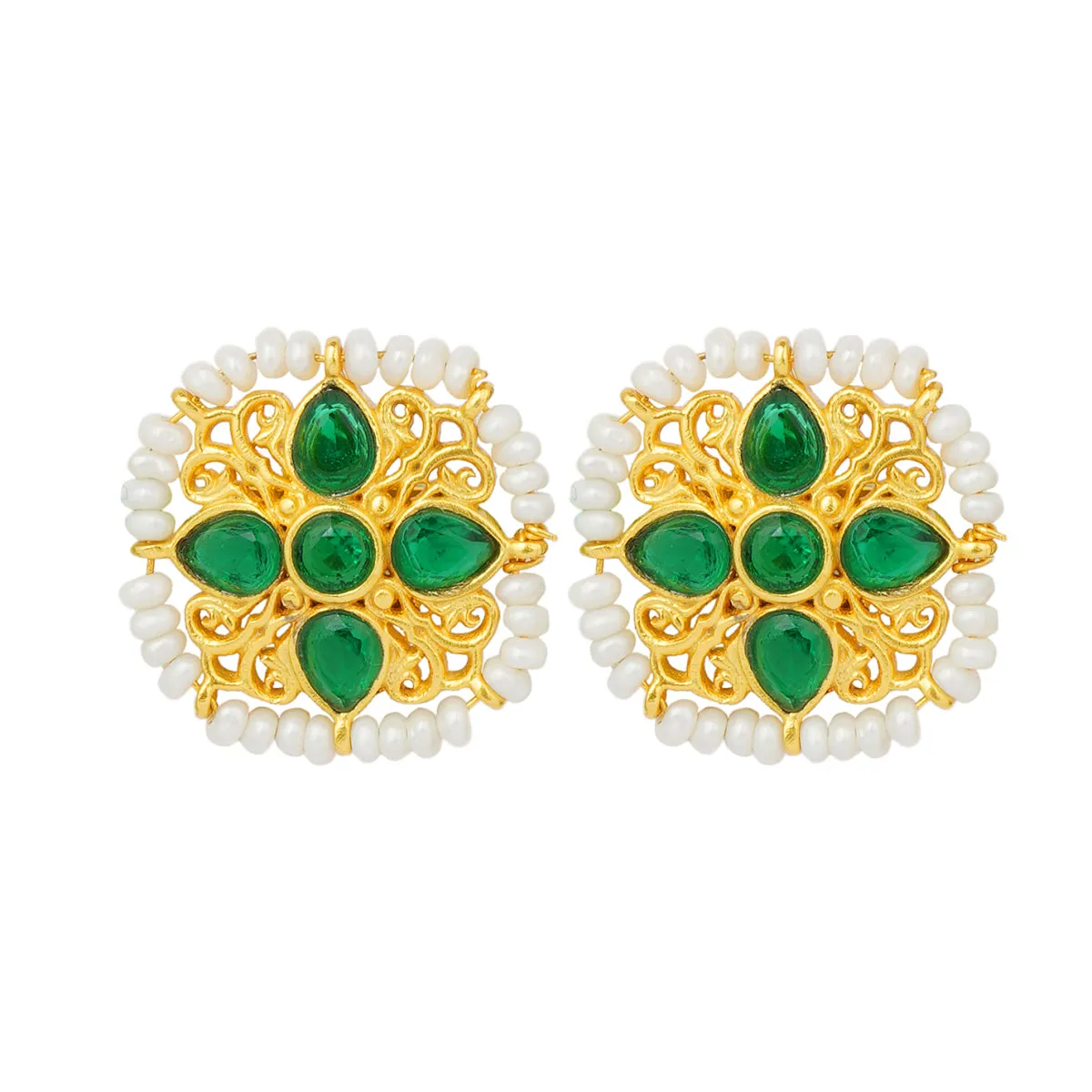 Elegant Jodha Style Earrings for Women in English