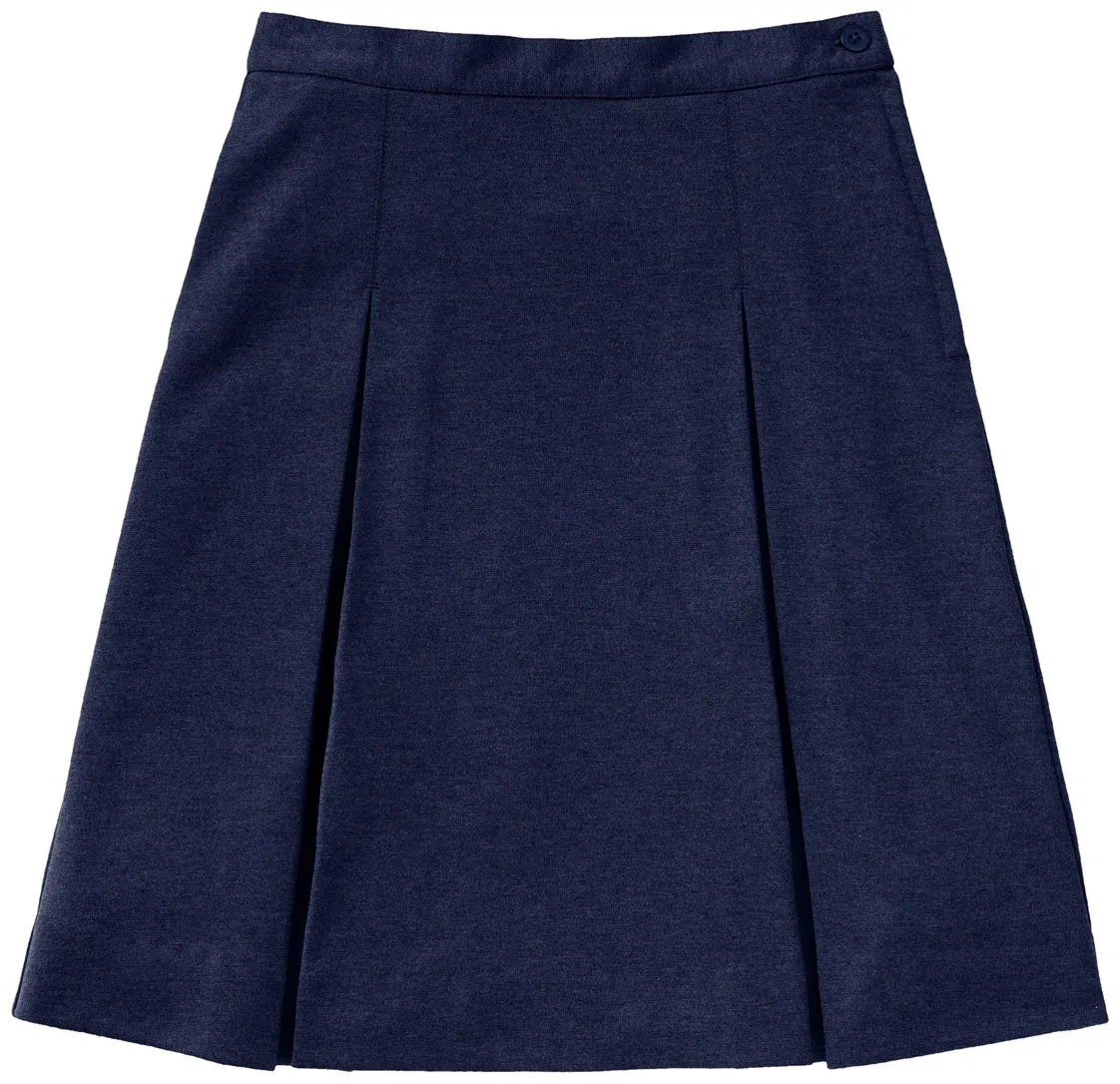 Kick Pleat Skirt Navy