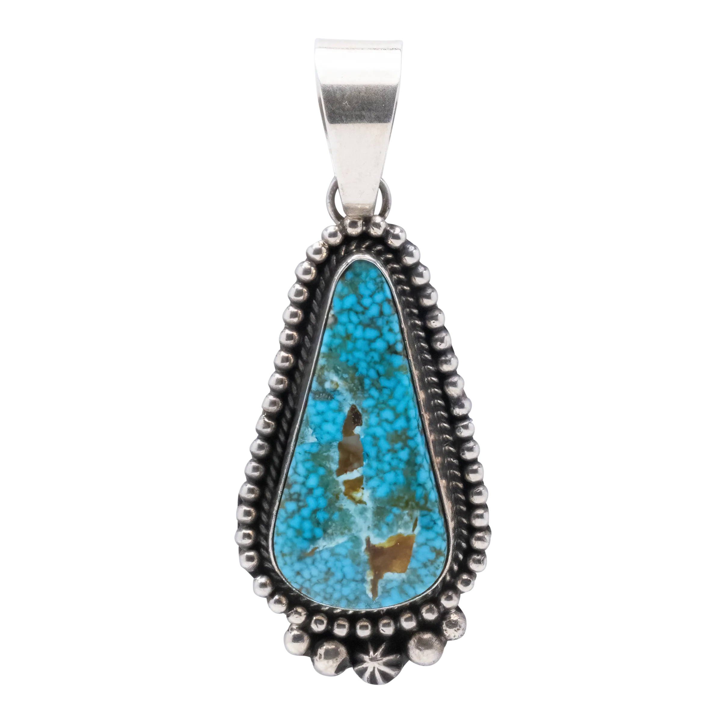 Kingman Turquoise Pendant | Linda Yazzie