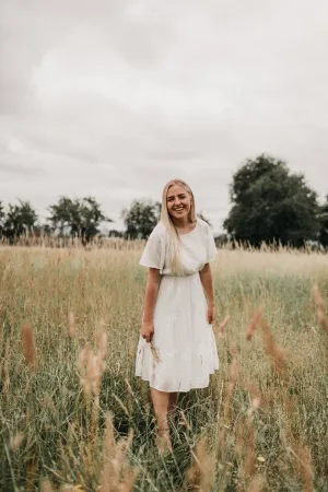 Layla Summer Dress in Ivory