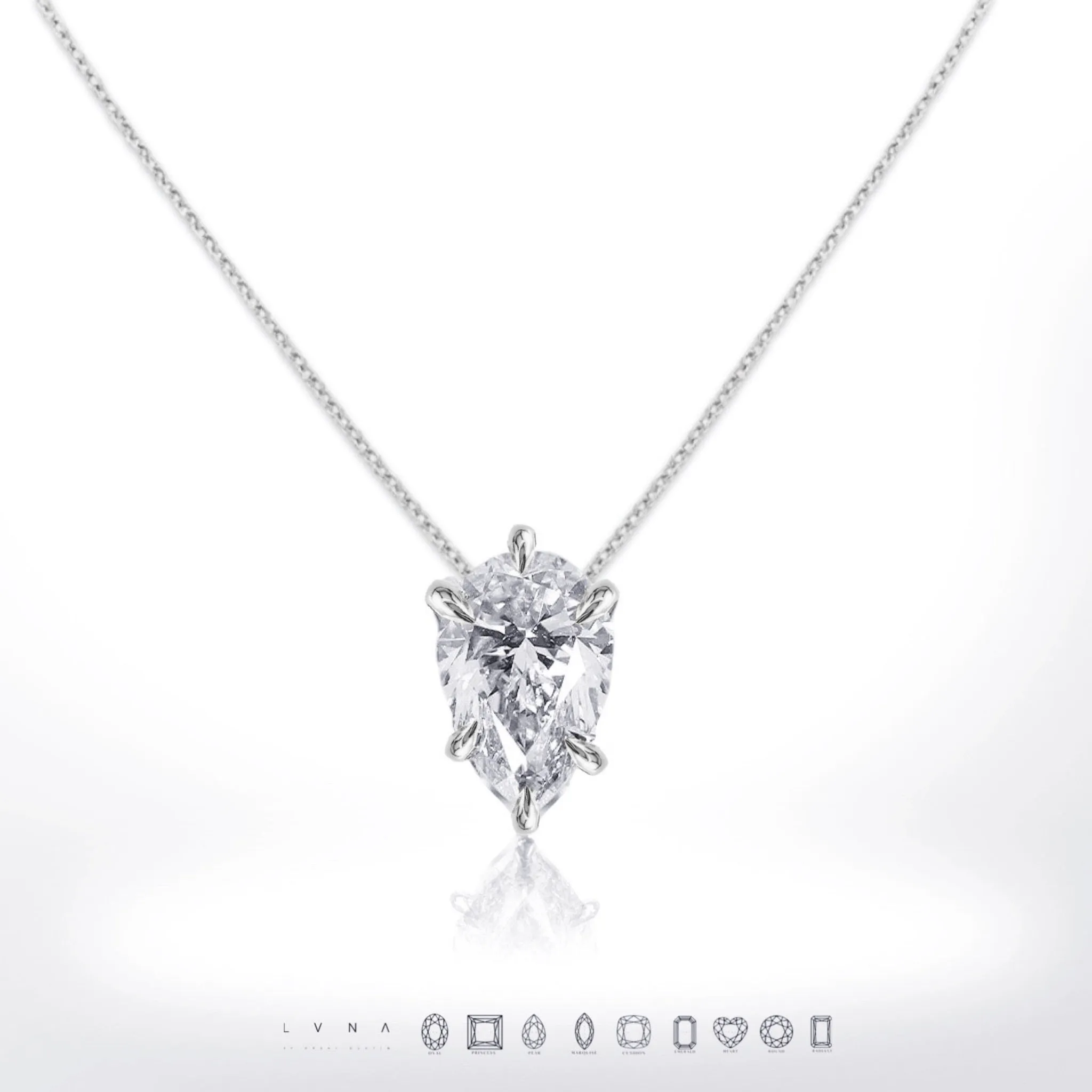 #LoveLVNA | Lady Solitaire Pear Necklace