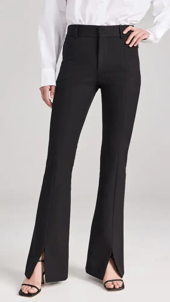 LWWB0920 Le high flare split front trouser