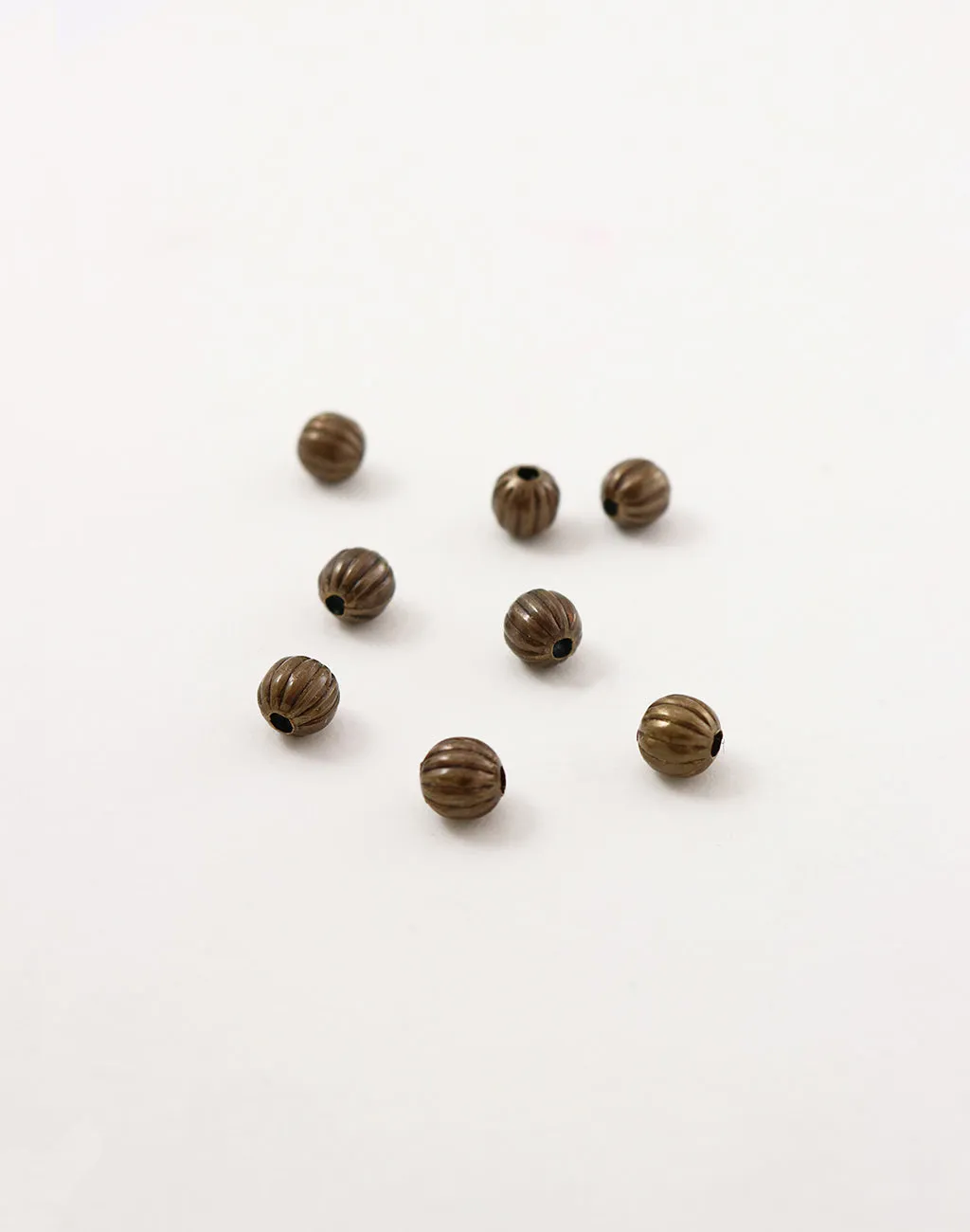 Melon Bead, 6.3mm, (8pcs)