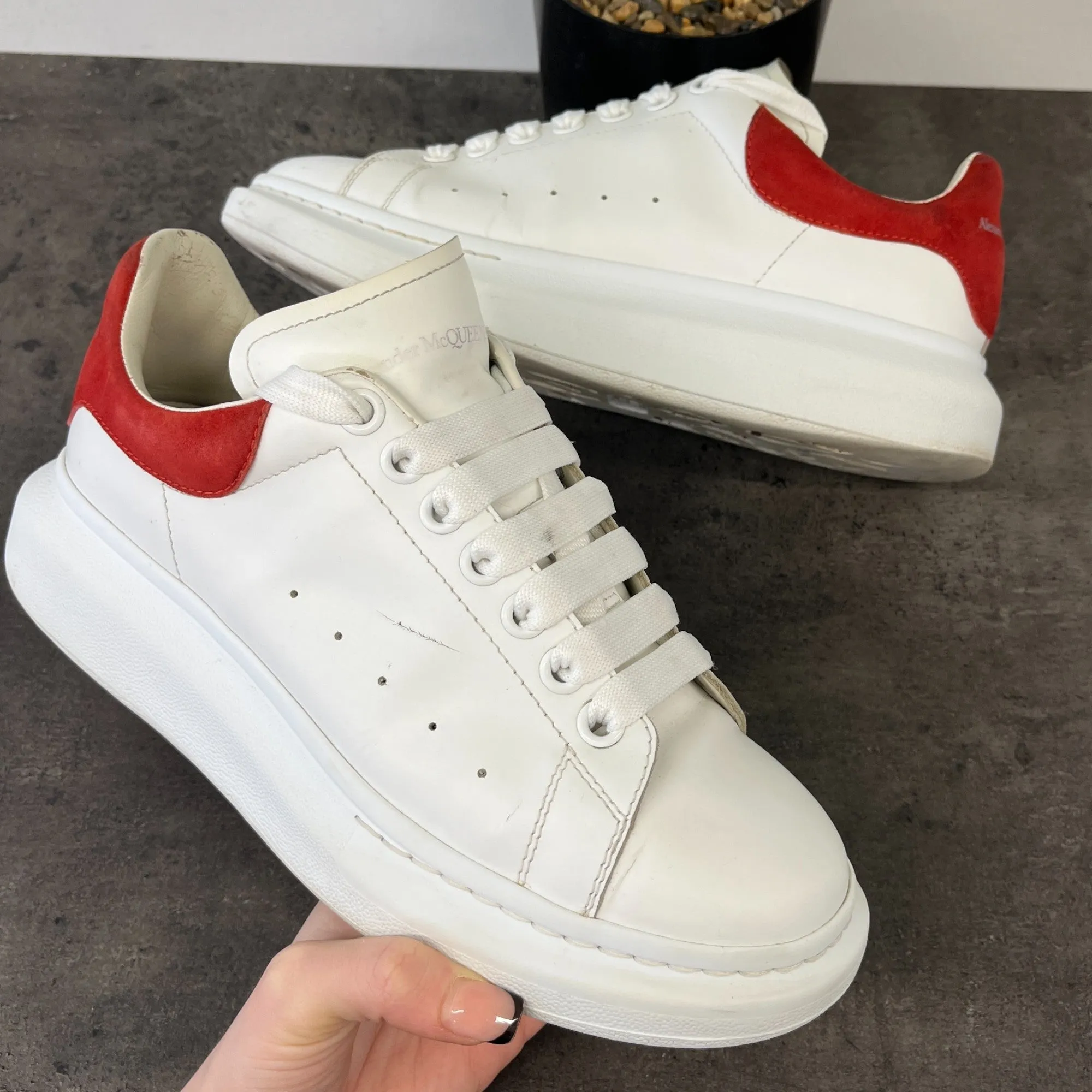 Men's Oversized Low Trainers White Size EU 40 / UK 6