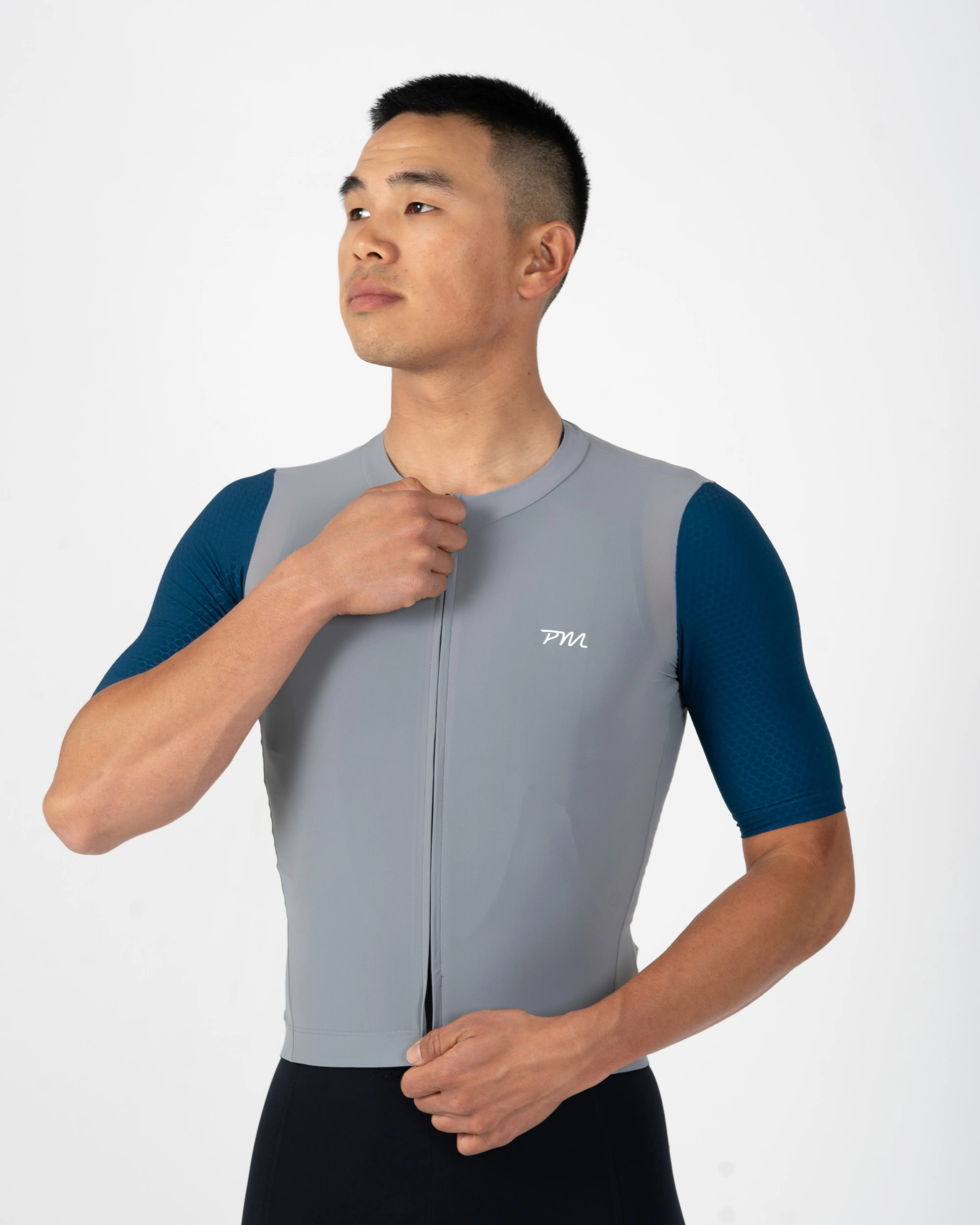 Mens Pro Jersey - Grey Navy