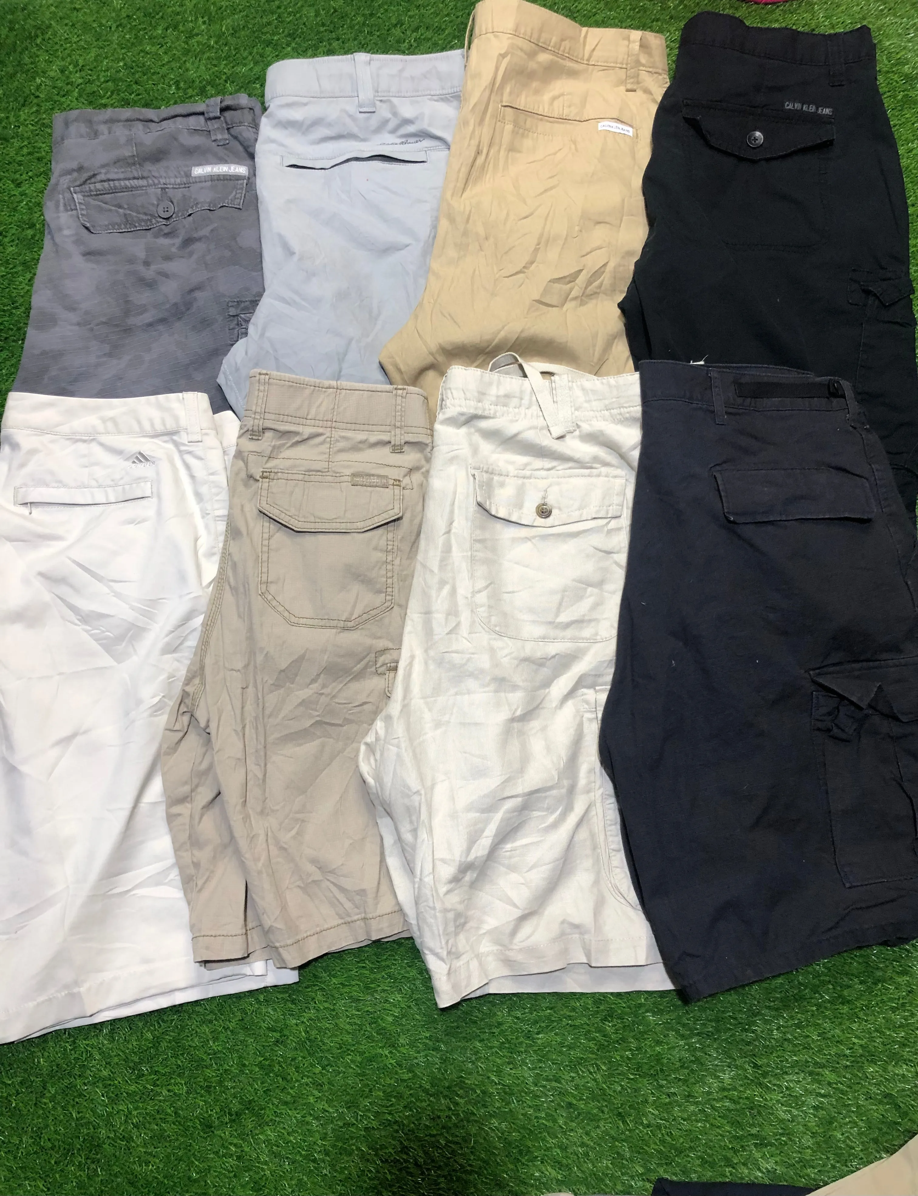 Mix brand cotton and cargo shorts