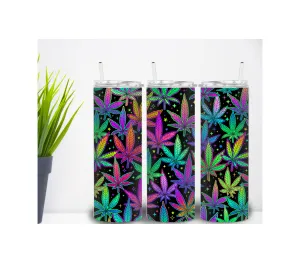 Neon Cannabis 20oz Tumbler