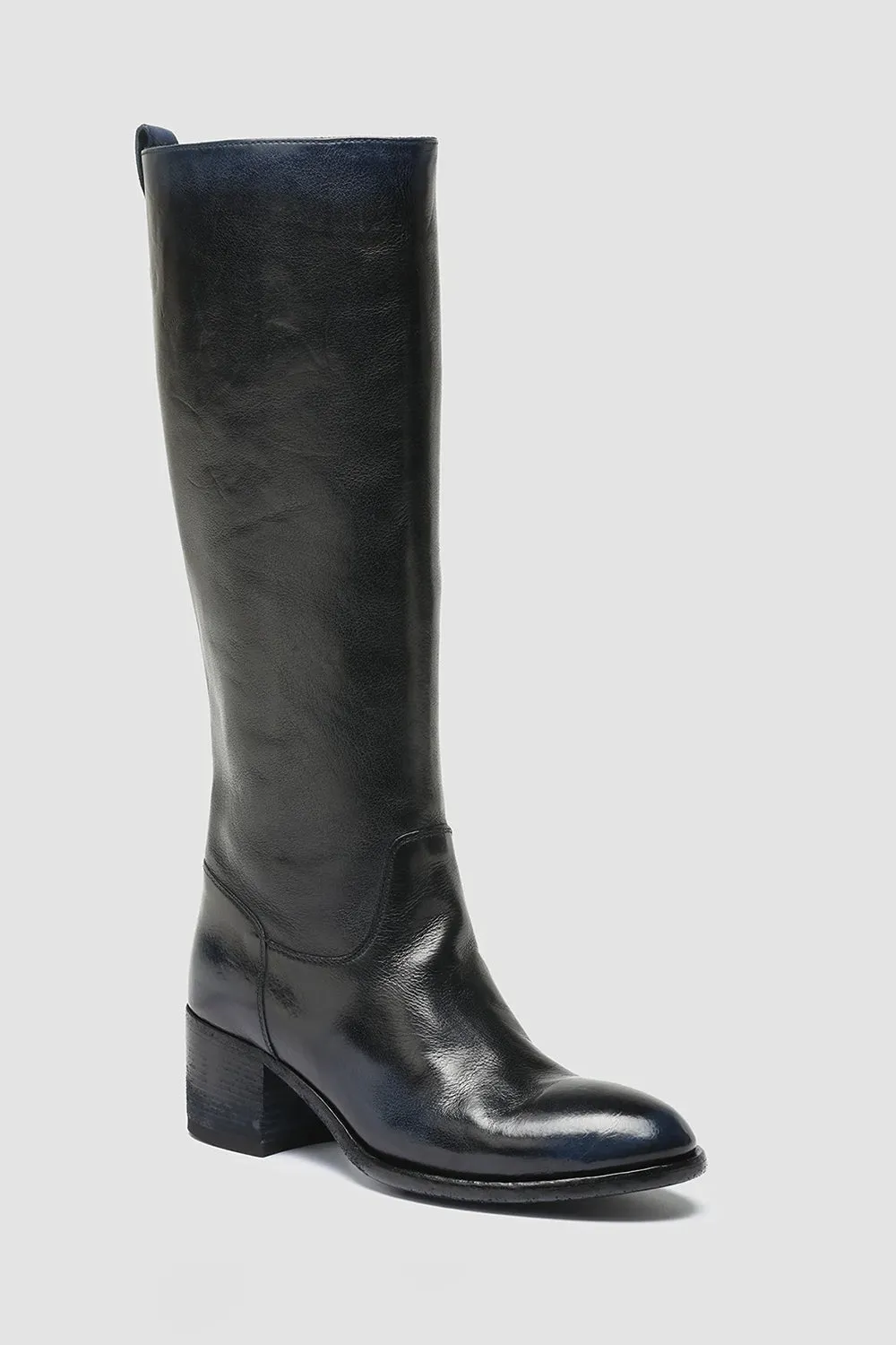 Officine Creative Denner Tall Boot In Navytone