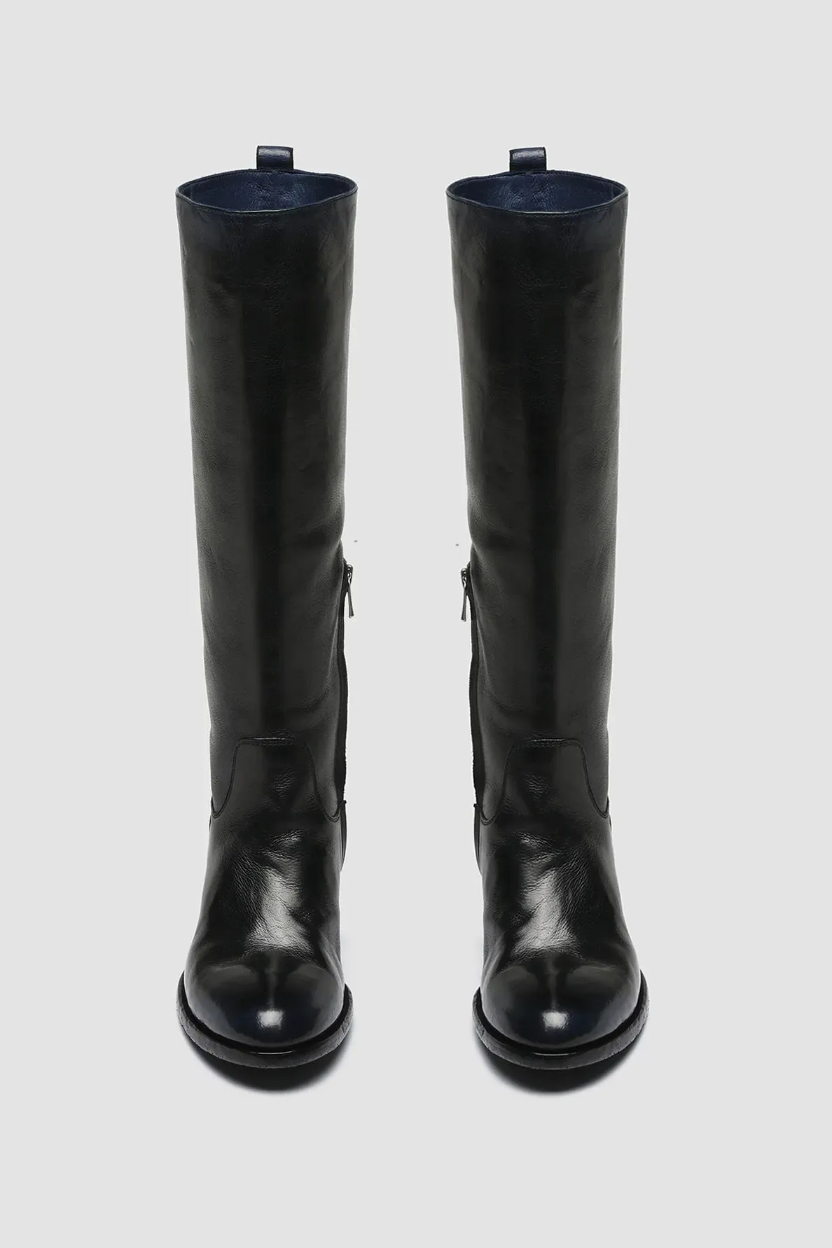 Officine Creative Denner Tall Boot In Navytone