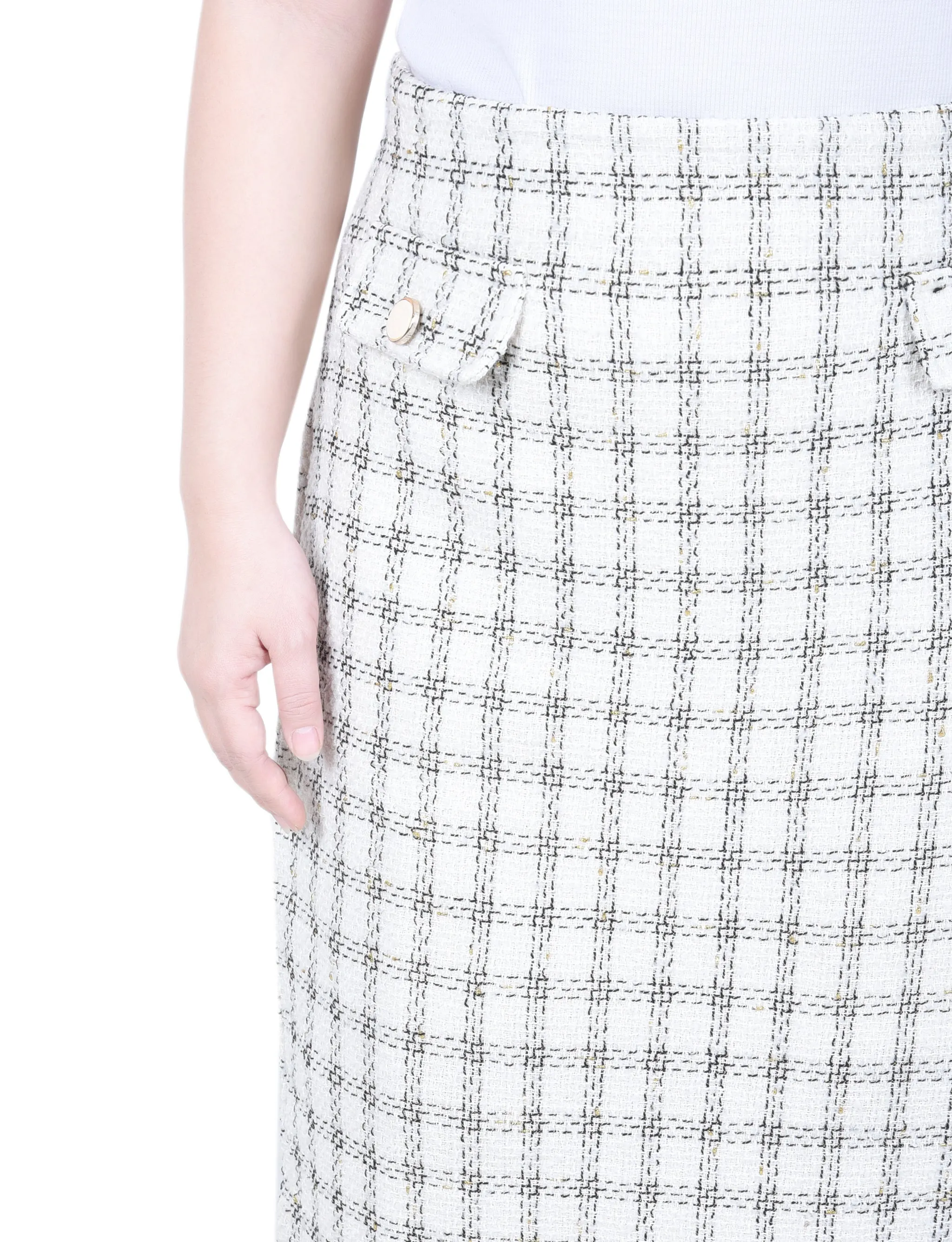 Petite Slim Double Knit Skirt