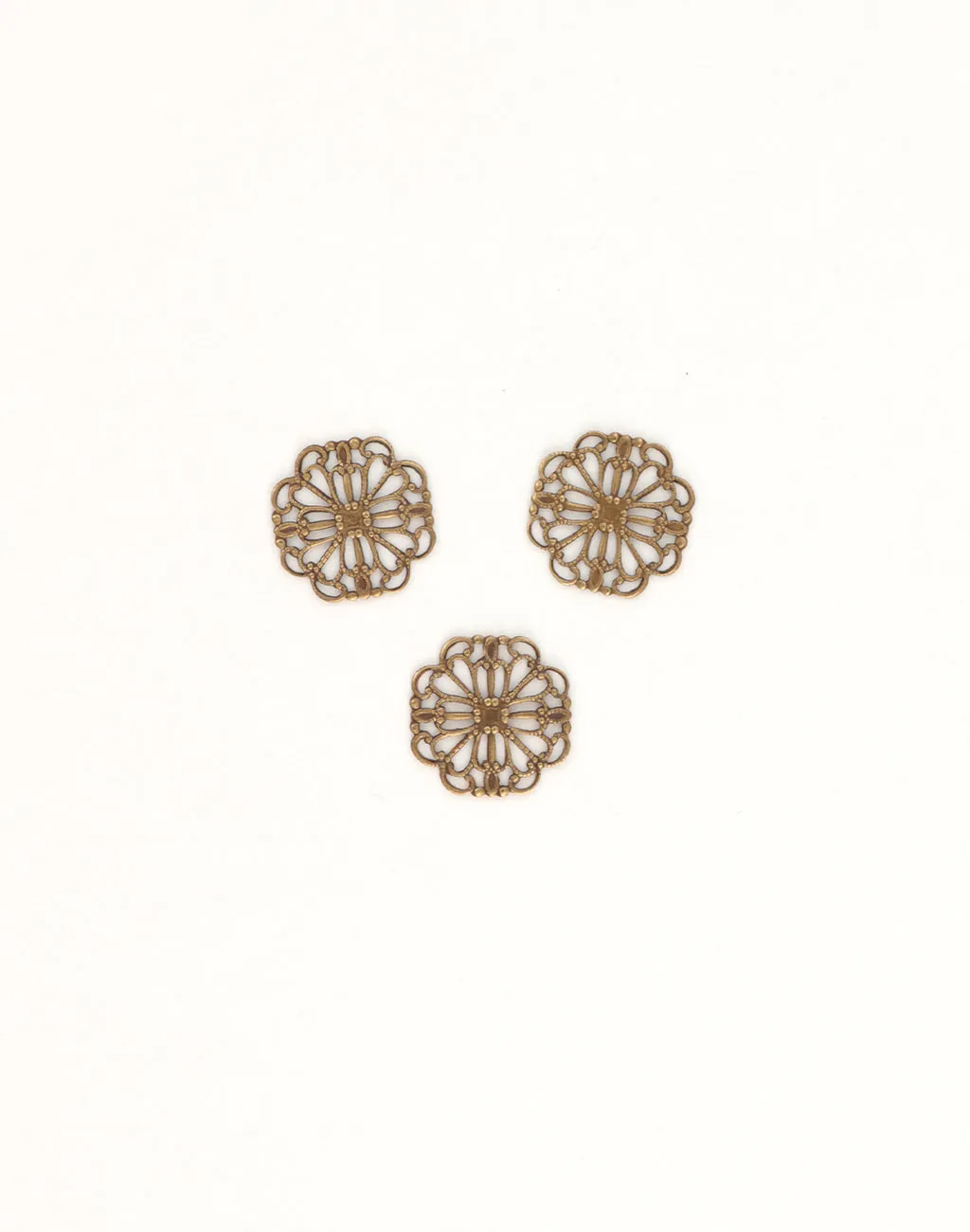 Princess Cut Filigree, 15mm, (3pcs)