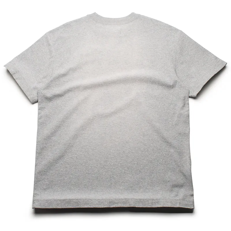 Purple Brand Wordmark Tee - Heather Grey