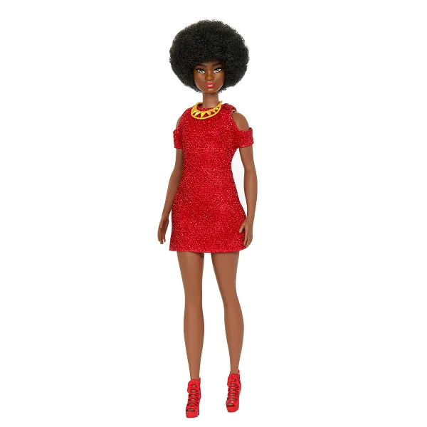 "Barbie Fashionistas 65Th Anniversary Doll #221 With Natural Black Hair