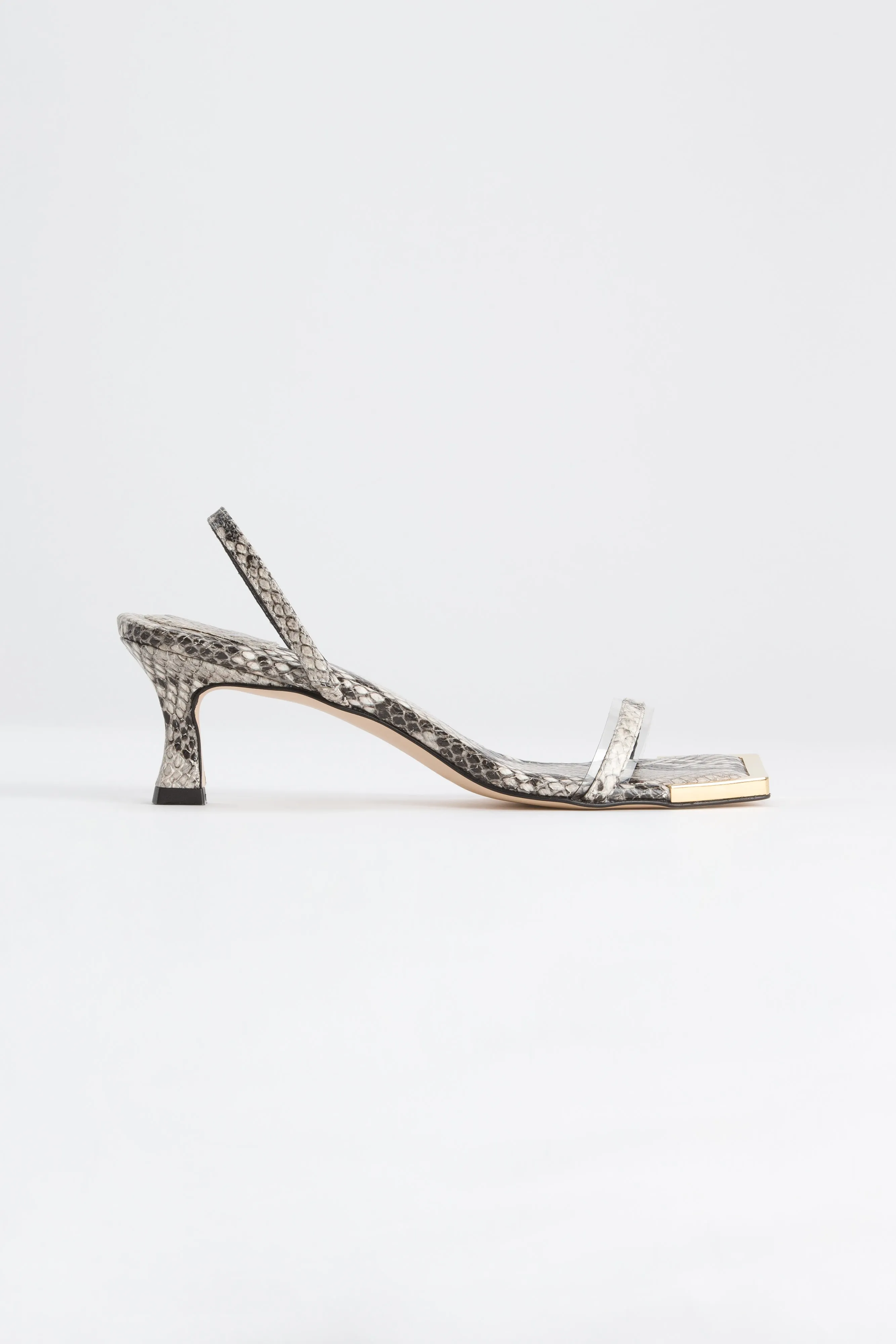 SQUARE TOE SLINGBACK | PYTHON STONE001