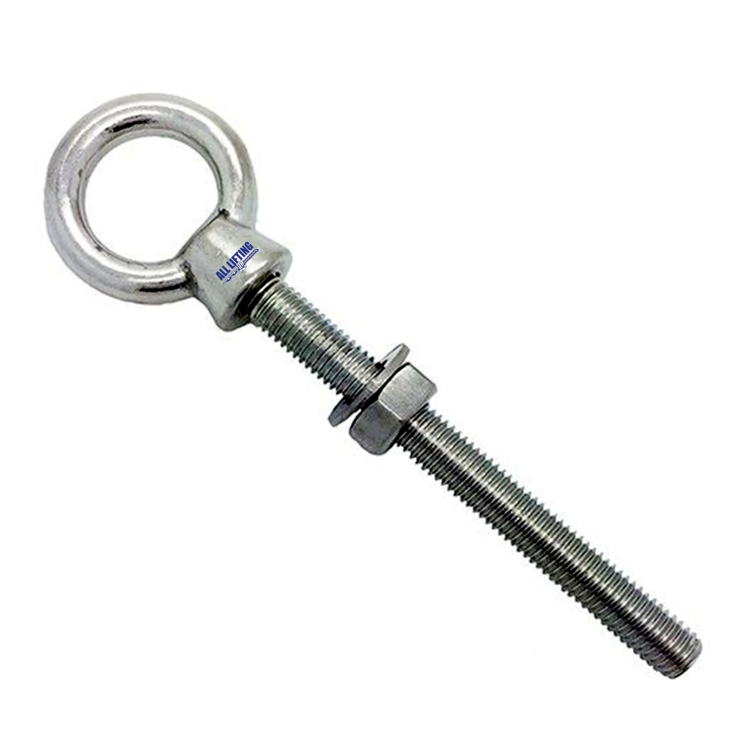 Stainless Steel Eye Bolt Long Thread With Nut and Washer