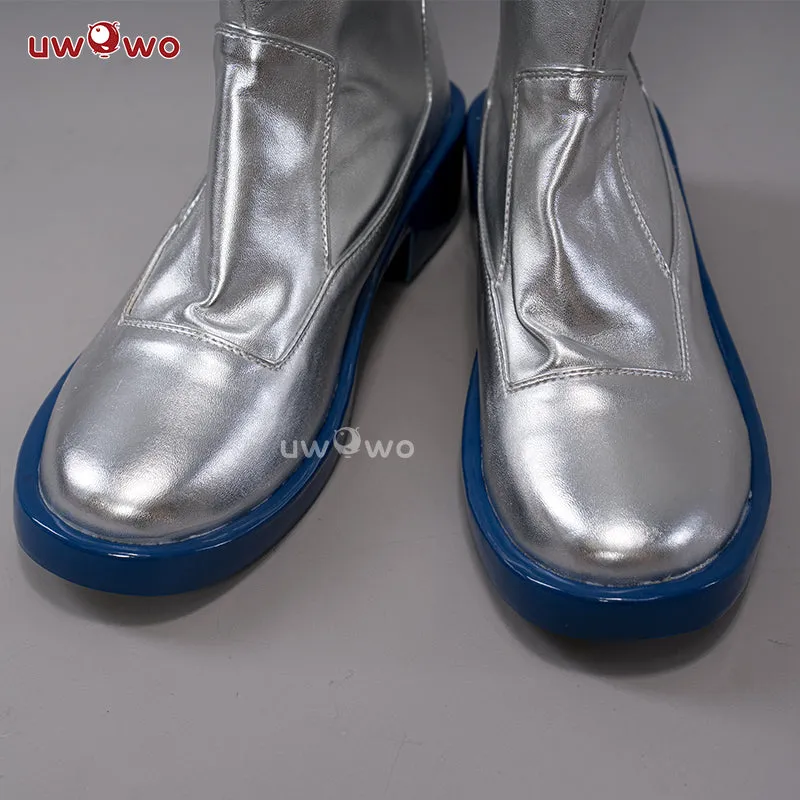 Uwowo V singer  Snow Girl Cosplay Shoes Boots