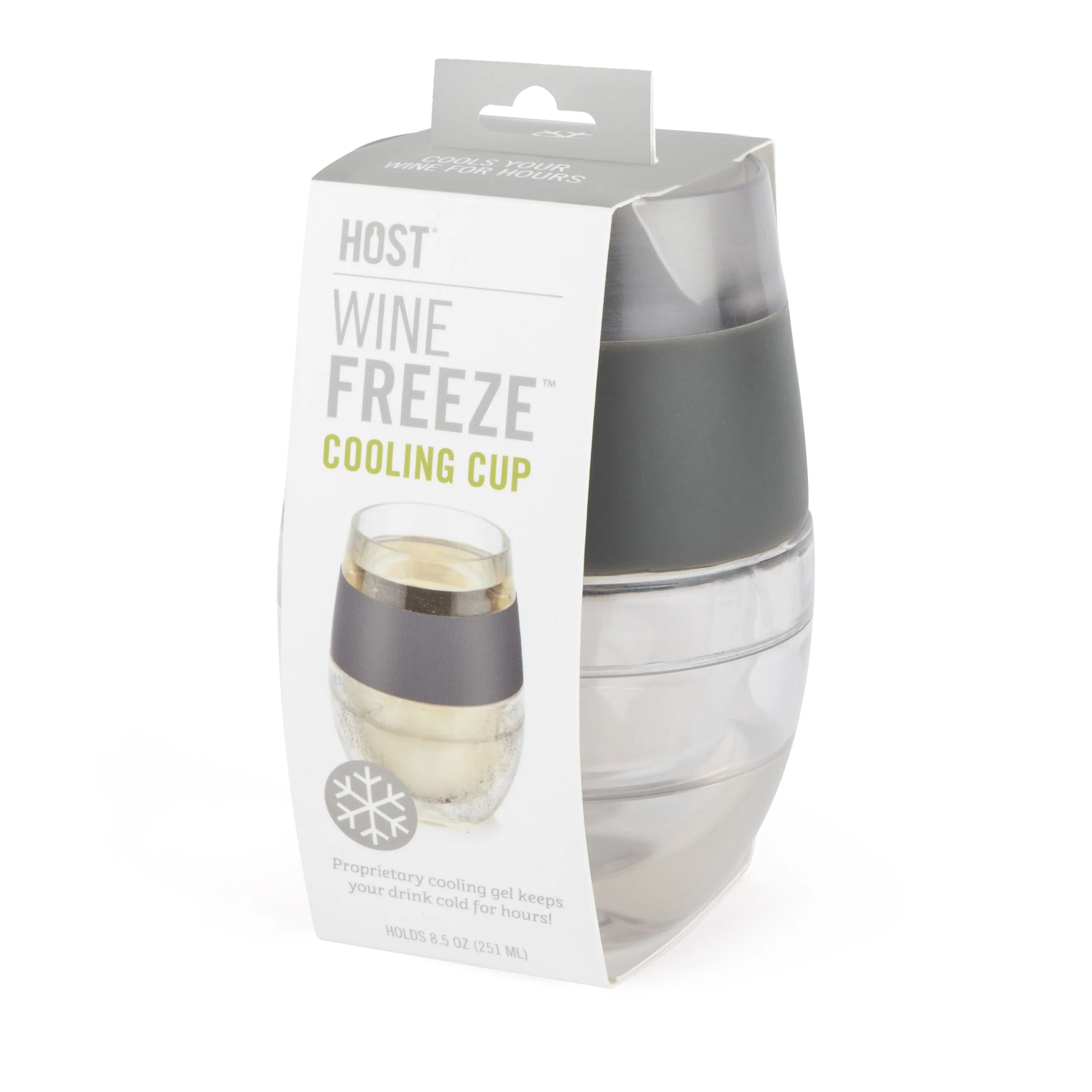 Wine FREEZE™ Cooling Cup in Grey