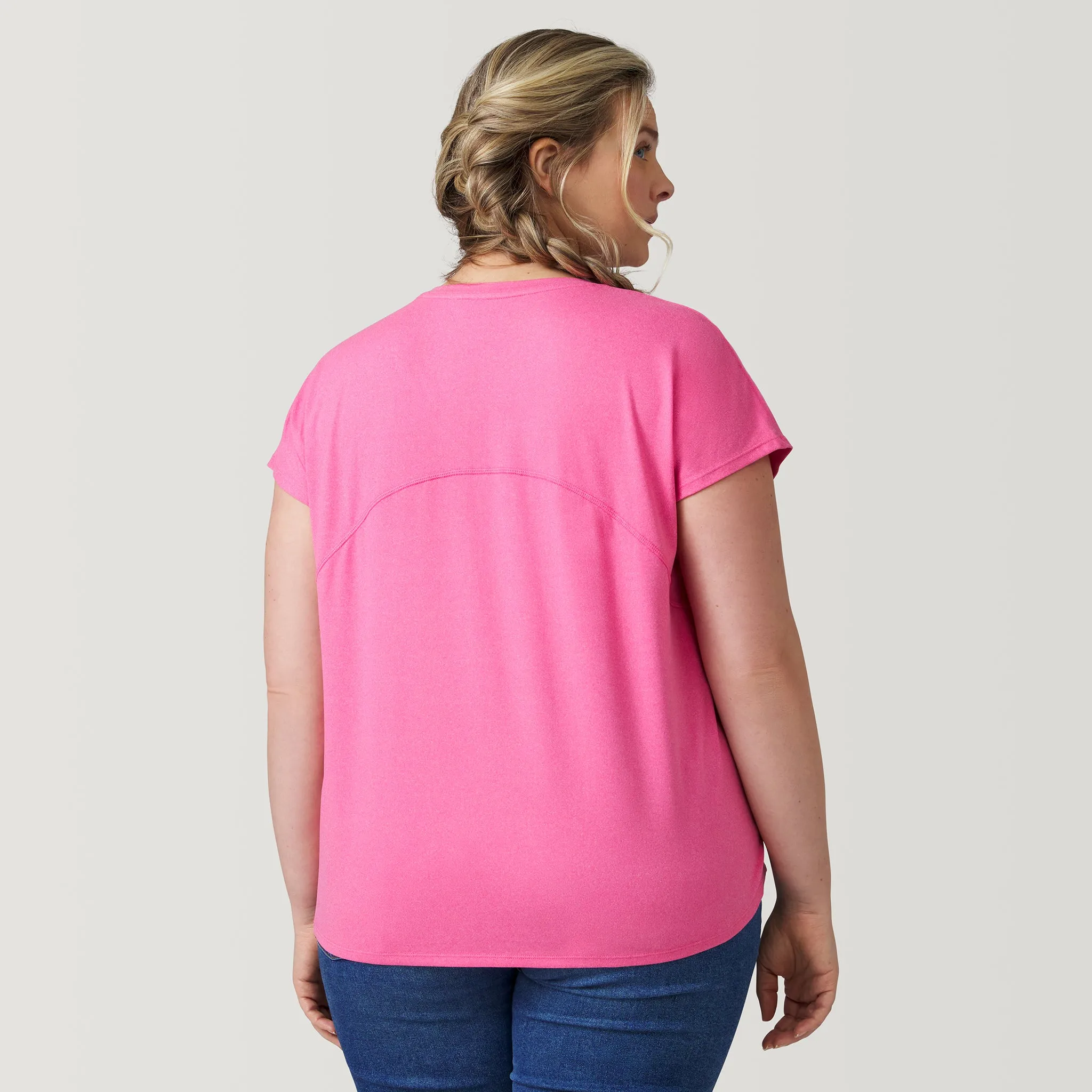 Women's Plus Size Microtech Chill B Cool Tee