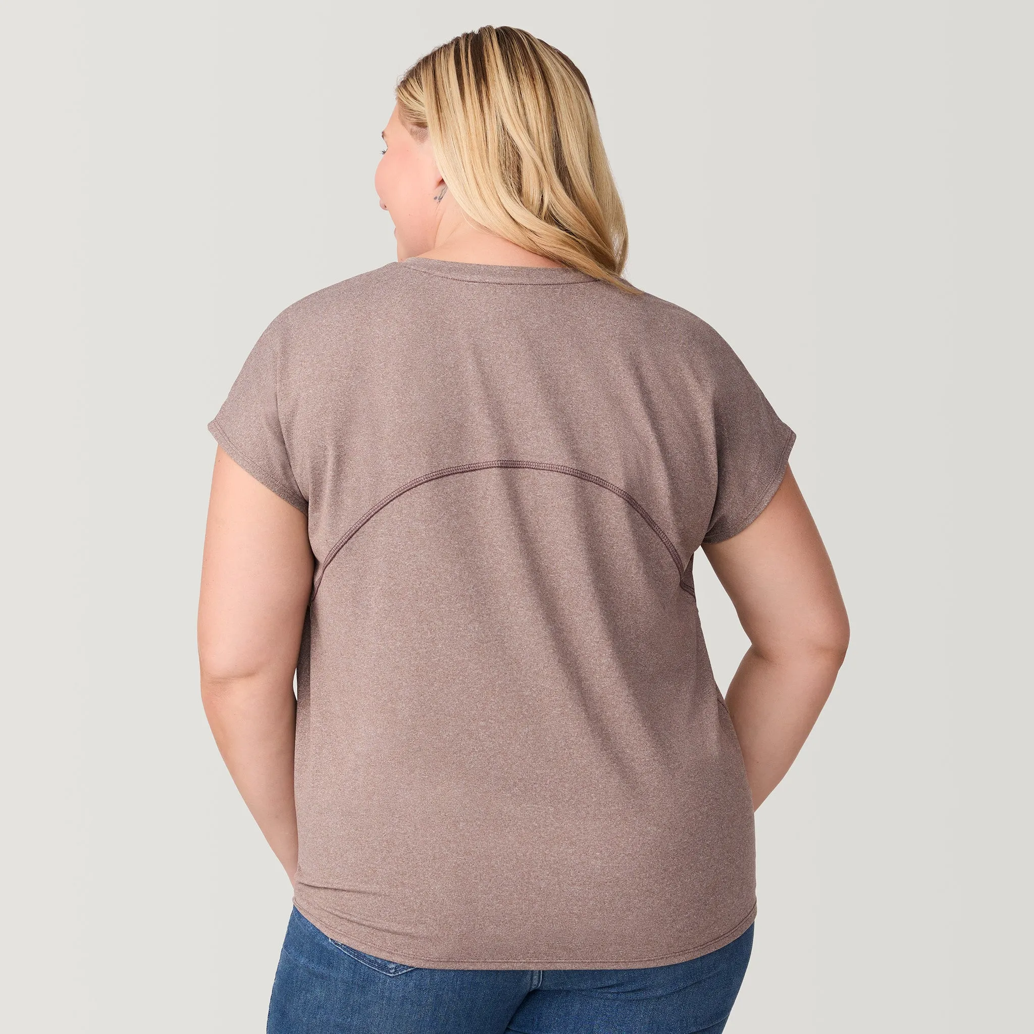 Women's Plus Size Microtech Chill B Cool Tee