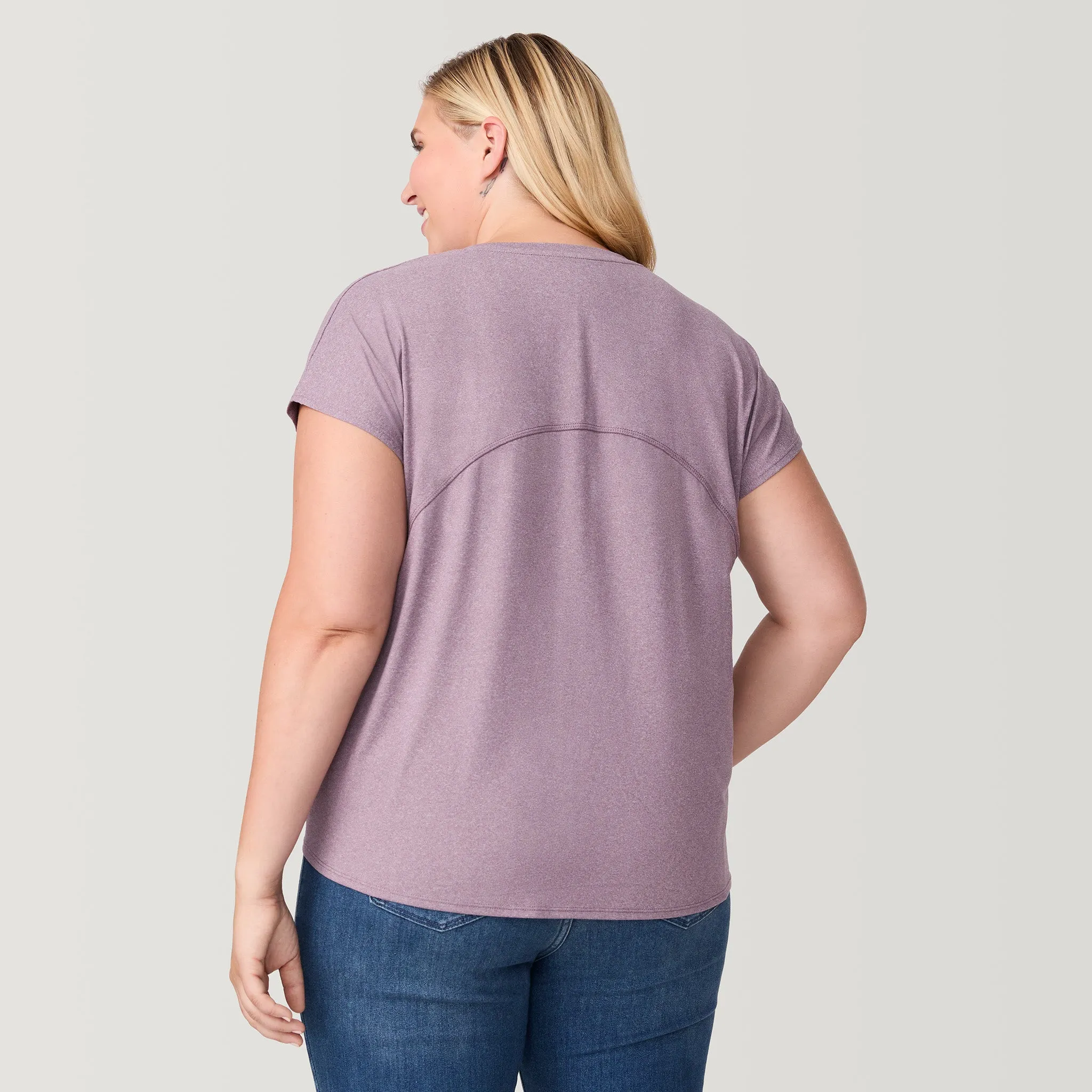 Women's Plus Size Microtech Chill B Cool Tee